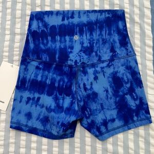 NWT Lululemon SHR 4” Align Shorts Gameday Blue size 6